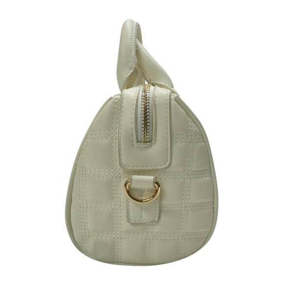 Bebe Maia White Quilted Crossbody Hand Bag - Picture 3 of 13